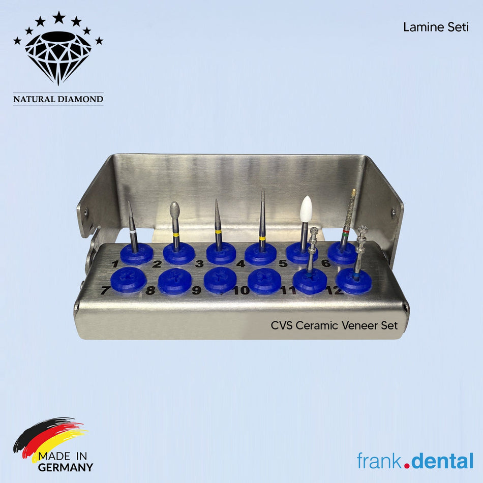 CVS Ceramic Veneer Set - Laminate set - Natural Diamond Bur Set