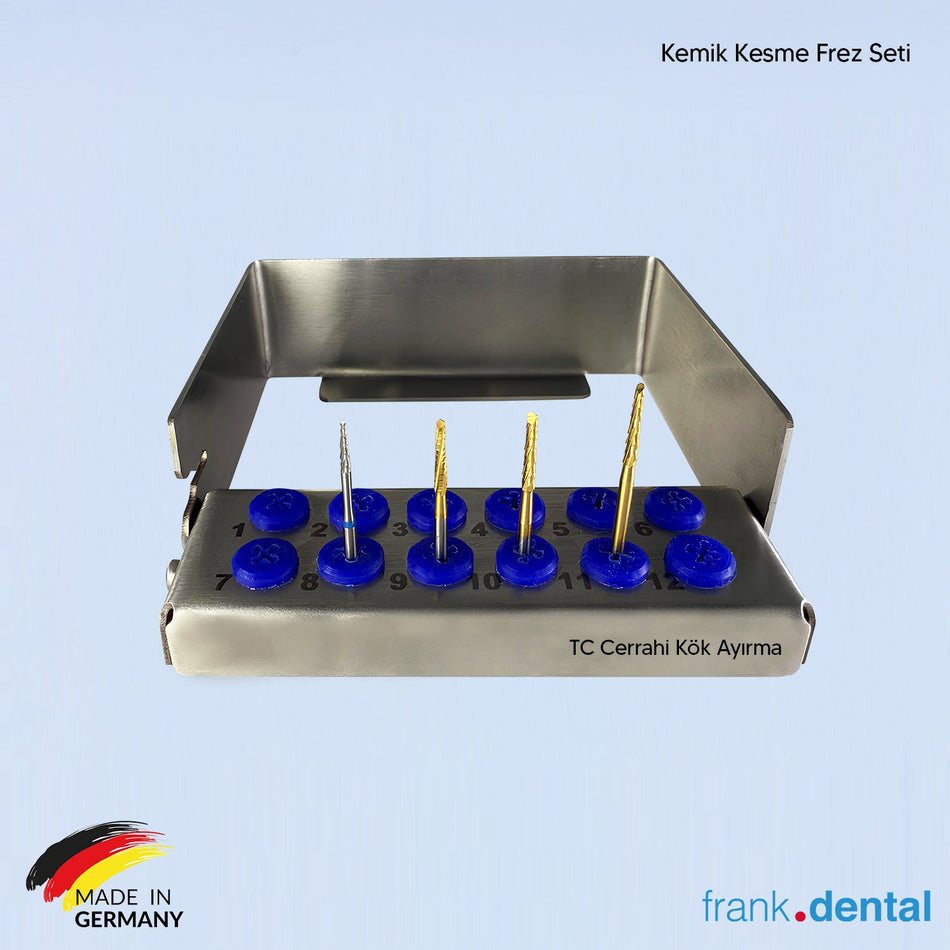 Titanium Root Separation - Bone Cutting Lindemann Bur Set