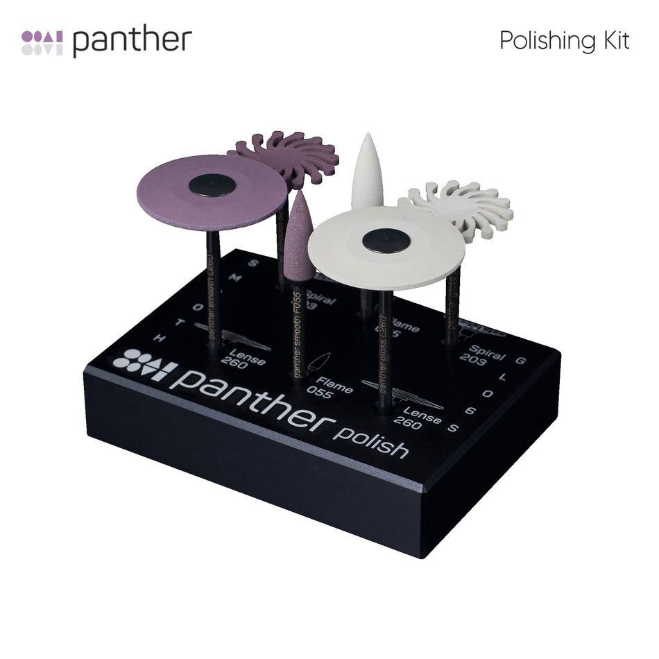 Panther Special Polishing Kit for Zirconium, Ceramic and Lithium Disilicate