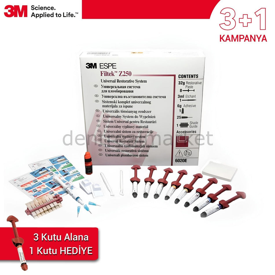 Filtek Z250 Hybrid Composite Set - 3+1 Campaign