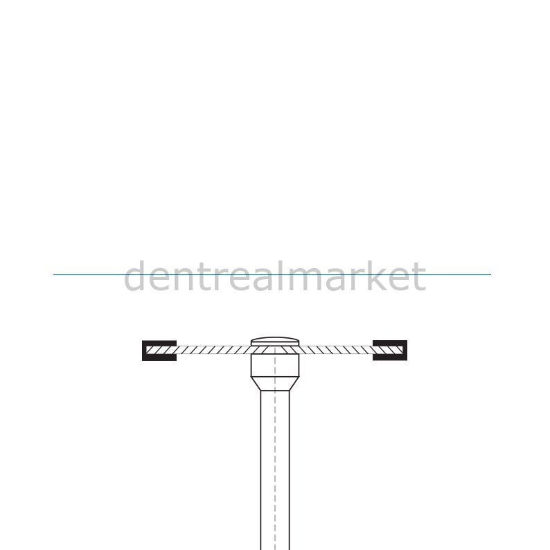 Frank Dental - Orthodontic Diamond Disc - Interproximal Stripping - Interproximal Disc - 19 mm