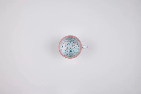 Kapka - Wonder Wheel Mug - Enamel Vintage Look Washable Mug / Kapka